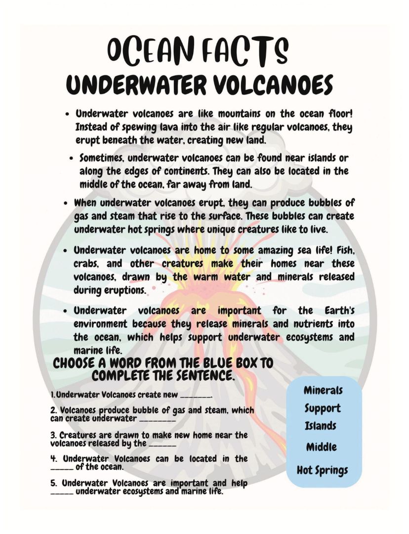 underwater volcano