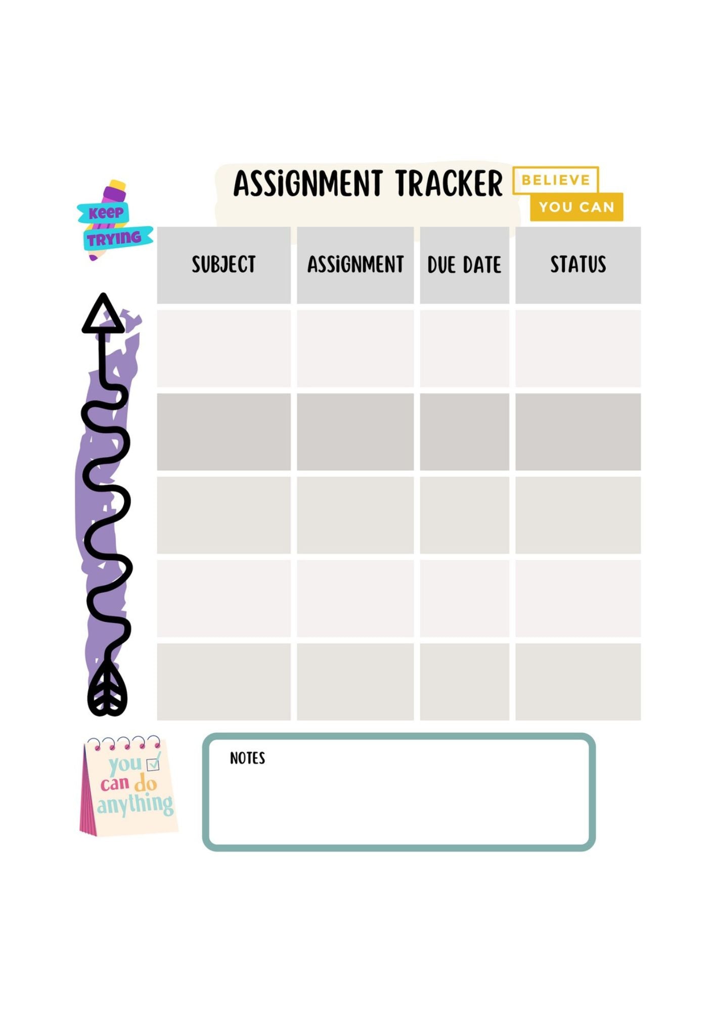 assignment tracker