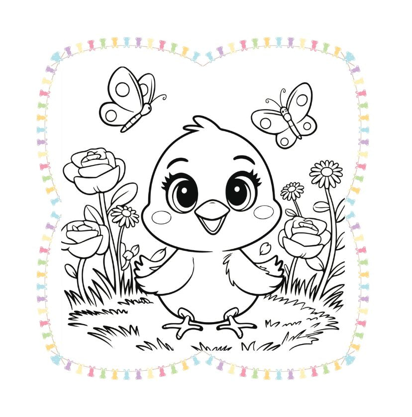 chick colouring